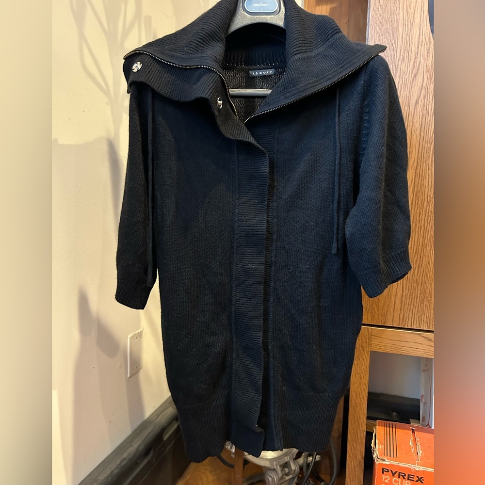 Theory cashmere/ wool blend tunic sweater